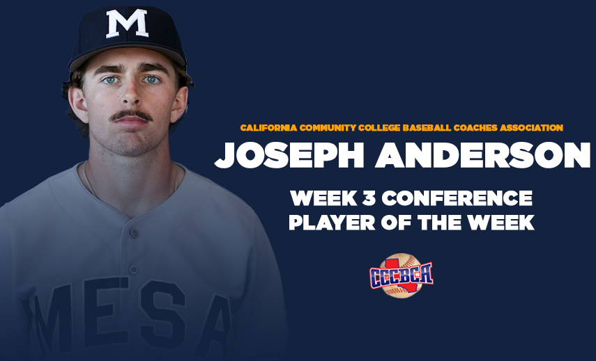 Anderson Named CCCBCA Week 3 Player of the Week